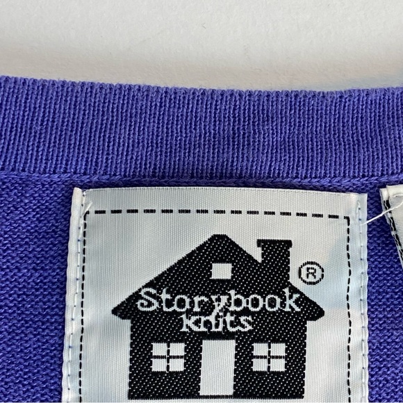 Storybook Knits Womens Christmas Sequin Three Wise Men Manger Sweater Sz Small - Picture 7 of 9